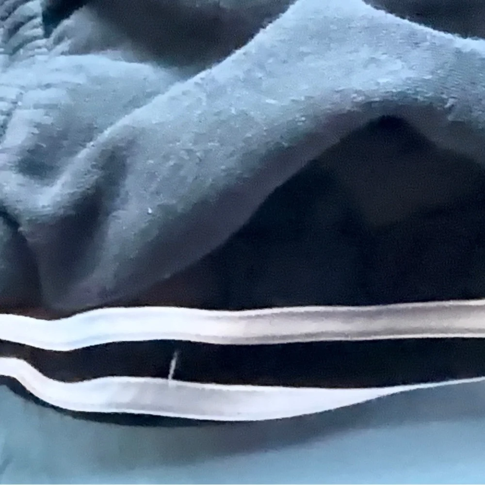 2 pair Adidas Black Track Pants - Picture 11 of 15